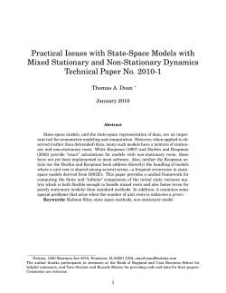 Practical Issues with State-Space Models with Mixed