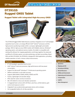 DT391GS Rugged GNSS Tablet