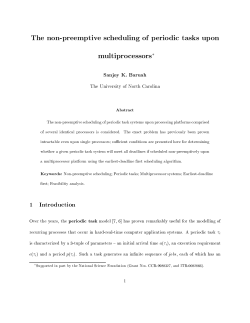 The non-preemptive scheduling of periodic tasks upon
