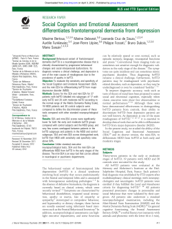 Social Cognition and Emotional Assessment