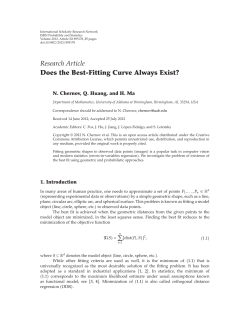 Does the Best-Fitting Curve Always Exist?