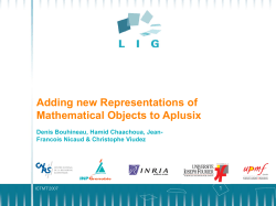 Natural representation of algebraic expressions in