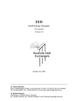 Earth Energy Designer