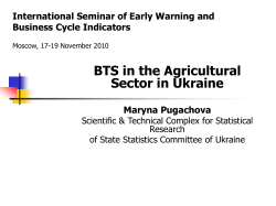 International Seminar of Early Warning and Business Cycle