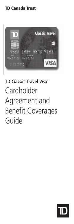 TD Classic Travel Visa Card