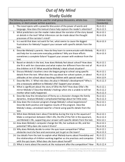 Out of My Mind Study Guide
