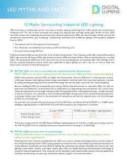 led myths and facts