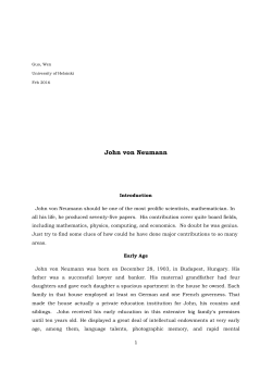 John von Neumann