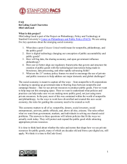 FAQ ReCoding Good Charrettes #ReCodeGood What is this project