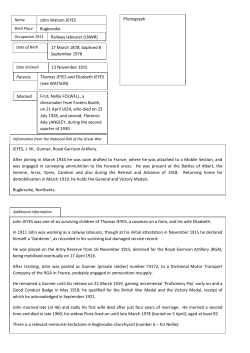 John Watson - Bugbrooke LINK
