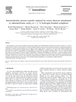 Intermolecular proton transfer induced by excess electron
