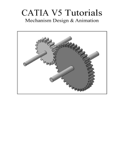 CATIA V5 Tutorials in Mechanism Design and Animation
