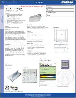 12&rdquo; LED Canopy - Howard Lighting