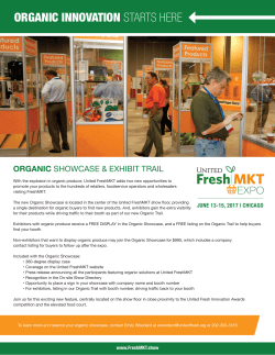 organic innovation starts here