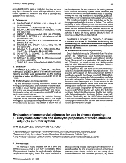 Evaluation of commercial adjuncts for use in cheese ripening: 1
