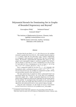 Polynomial Kernels for Dominating Set in Graphs of Bounded