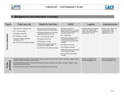 5. Response strategy - missions