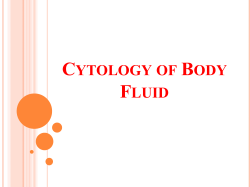 Cytology of Body Fluid
