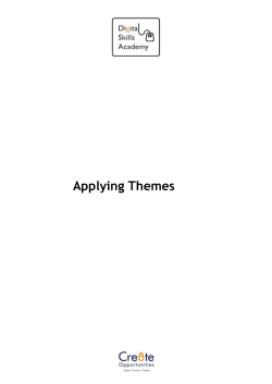 Applying Themes