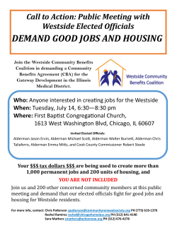 demand good jobs and housing