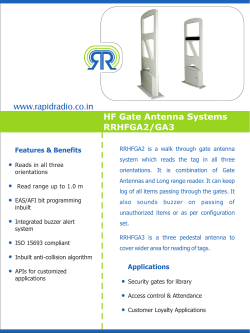 HF Gate Antenna Systems RRHFGA2/GA3