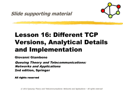 Queuing Theory and Telecommunications: Networks and Applications