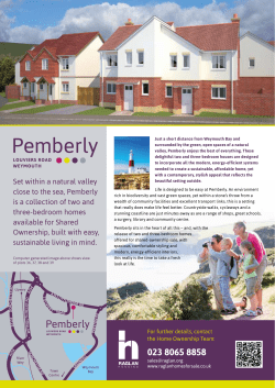 Set within a natural valley close to the sea, Pemberly is a collection