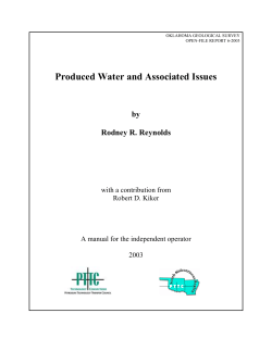 Produced Water and Associated Issues