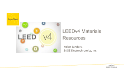 LEEDv4 Materials and..