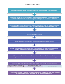 Peer Review Step by Step