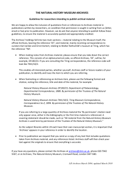Publishing and citing archival material PDF
