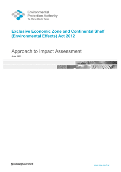 EEZ: Approach to Impact Assessment