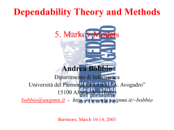 Markov availability model