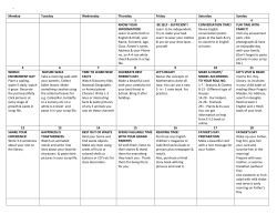 Holiday`s Homework For Class 1 - DAV Nursery School, Outram