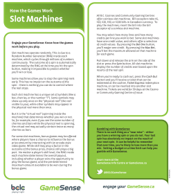 Slot Machines - BCLC GameSense