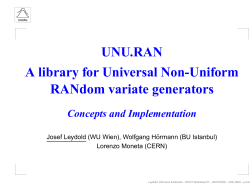 UNU.RAN A library for Universal Non