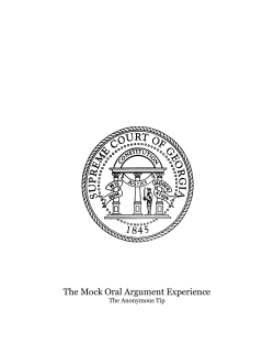 The Anonymous Tip - Supreme Court of Georgia