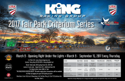 March 9 - Opening Night Under the Lights &bull; March 9