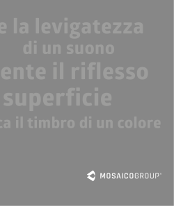 di un suono - Mosaico Group