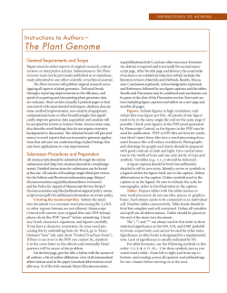 The Plant Genome - sciencesocieties.org