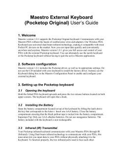 Maestro External Keyboard