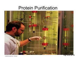 How Do We Extract Pure Proteins from Cells? 2. What Is Column