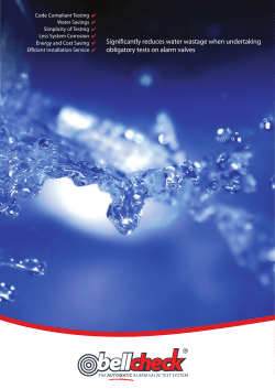 Significantly reduces water wastage when undertaking obligatory