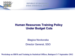 State Statistical Office -story behind the numbers