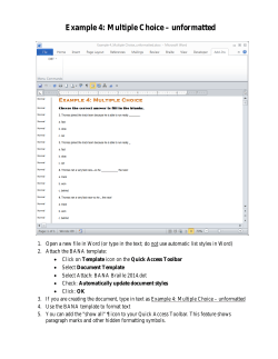Example 4: Multiple Choice