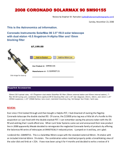 2008 coronado solarmax 90 sm90155