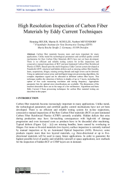 High Resolution Inspection of Carbon Fiber Materials by Eddy