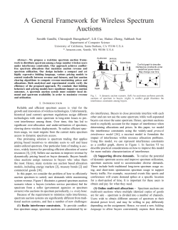 A General Framework for Wireless Spectrum Auctions