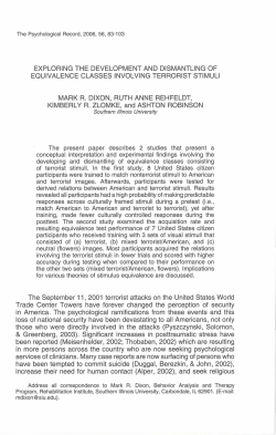 Exploring the Development and Dismantling of Equivalence Classes