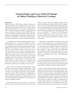 Nanomechanics and Laser-Induced Damage in Optical Multilayer